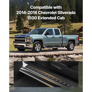 Juego de 4 Protectores de Panel Lateral para Chevrolet Silverado 1500 Cabina Extendida 2014-2018, Repuesto Compatible para Carrocería de Camioneta Trail Ar - Product Image 2
