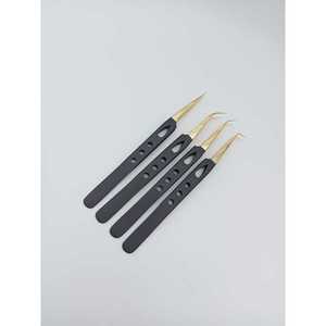 Pince à épiler pour sourcils en acier inoxydable de haute qualité, modèle personnalisé 267, légère et durable, fabriquée au Pakistan - Product Image 2