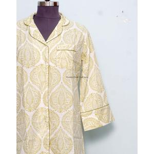 Chemise décontractée en coton pour femme, motif floral, manches longues, poche simple, tissu respirant, coupe ample - Product Image 2