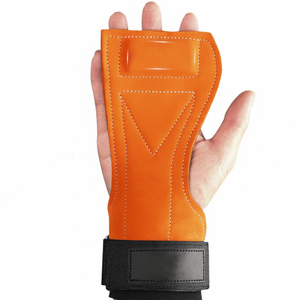 Agarraderas de Cuero para Gimnasia con 3 Orificios, Agarraderas de Cuero para Entrenamiento, Soporte para Muñecas, Agarre de Cuero Unisex - Product Image 5