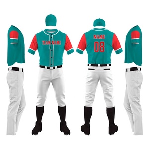 Personalizado Reversible malla béisbol Jersey hombres adultos venta al por mayor impreso personalizado uniforme ropa deportiva conjuntos 100% poliéster - Product Image 3