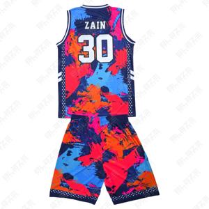 ชุดบาสเก็ตบอลสำหรับผู้ใหญ่และชายชุดบาสเก็ตบอลเสื้อยืดระบายอากาศได้ดีกางเกงขาสั้นสำหรับฤดูร้อนซักได้ไซส์ใหญ่พิเศษ - Product Image 4