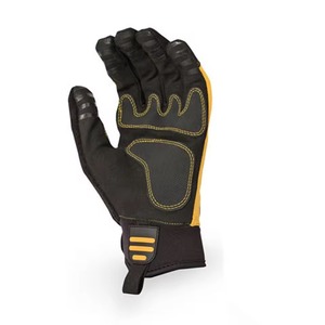 Anti-Vibration Safety Work <b>Gloves</b> Cut-Proof Best Quality Leather Heavy-Duty Adjustable Wristband Impact Level 3 <b>Gloves</b> - Product Image 4