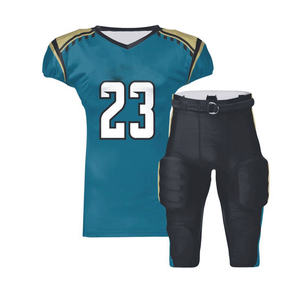 Custom Sublimated Printed Breathable Short American Football Uniform Jersey Pants Sports Teamwear MALUZA Industries Team <b>Name</b> - Product Image 2