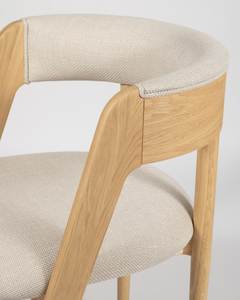 Modern Scandinavian Wooden <b>Dining</b> <b>Chair</b> With Upholstered Fabric Seat And Backrest Home Furniture - Product Image 3