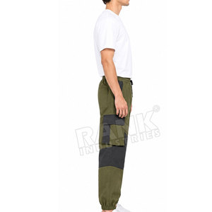Classic <b>Stretch</b> Slim Fit Casual <b>Men</b> Cargo <b>Trousers</b> Soft Cotton Blended Fabric Breathable <b>Men</b> Cargo <b>Trousers</b> - Product Image 6