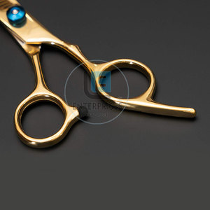 Ciseaux à effiler en acier inoxydable en stock, nouvelle arrivée, poignée antidérapante, qualité supérieure, pour la coupe de cheveux, barbier, durables - Product Image 4