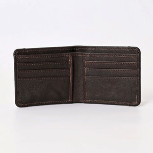 Portefeuille élégant en cuir de vachette fait main pour homme, portefeuille fin à rabat en cuir à poils, cuir de haute qualité - Product Image 2