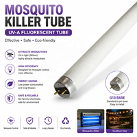 Tube UV fluorescent pour lampe anti-moustiques, tubes de remplacement pour lampe tue-moustiques