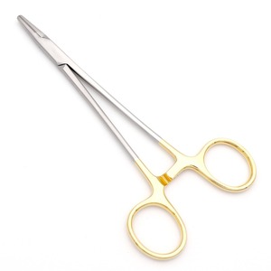 Pinza de torsión de alambre esternal al por mayor, portaagujas de 18 cm con mango dorado TC, instrumento quirúrgico para sutura, Pakistán - Product Image 4