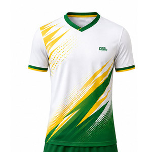 ชุดฟุตบอลแบบกำหนดเอง เสื้อและกางเกงขาสั้นแบบซับลิเมชั่น สำหรับทีมฝึกซ้อม การแข่งขันลีก และการแข่งขันสโมสร - Product Image 4