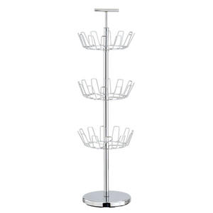 OEM EBay Wholesale Taiwan Iron Modern Entry <b>3</b> <b>Tier</b> Revolving <b>Shoe</b> <b>Rack</b> for Living Room Furniture - Product Image 2