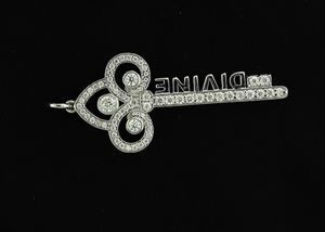 Custom Letter Minimalist <b>Locket</b> Key Moissanite Pendant 925 Sterling Silver Rapper Hip Hop Fashion Jewelry - Product Image 6