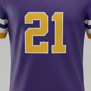 Camisetas de Fútbol Americano Sublimadas Personalizadas de Alta Calidad, Manga Corta, Transpirables, de Secado Rápido, Ropa Deportiva Personalizable - Product Image 6