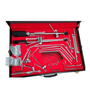 Juego de Instrumentos Quirúrgicos de Acero Inoxidable, Herramientas Reutilizables Manuales, Clase I, Cirugía General Ortopédica GS-DF-0010, 1 Año de Garantía - Product Image 1