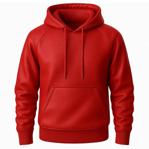 เสื้อฮู้ดหนังผู้หญิง สไตล์สตรีท เสื้อฮู้ดหนังคุณภาพสูง เสื้อฮู้ดหนังแฟชั่นทันสมัย เสื้อฮู้ดหนังสไตล์คนเมือง - Product Image 5