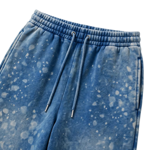 Ensemble de survêtement deux pièces décontracté pour femme, noir délavé, hiver, avec sweat à capuche court zippé et pantalon large à cordon de serrage, 100% coton molletonné - Product Image 6