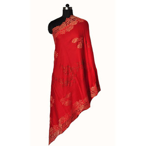 Luxury Fine Wool Crystal Lace Stole 70x200cms Elegant Designer <b>Wrap</b> <b>Shawl</b> Soft Warm Lightweight 85% Fine Wool and 15% Silk - Product Image 6