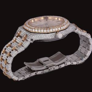 Best Personalized Custom Design Full Diamond Dial Stainless Steel <b>Watch</b> <b>for</b> <b>Man</b> Moissanite Hip Hop Style <b>Mechanical</b> Wristwatch - Product Image 5