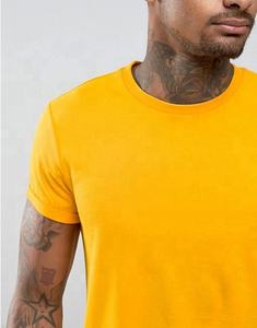 New style custom Printing logo O-Neck slim fit gym T shirt for Men - Product Image 3