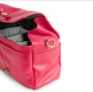 Sac à bandoulière professionnel pour appareil photo reflex numérique en cuir et toile durable, étanche, antichoc, avec fermeture éclair LCCB-0016 - Product Image 5