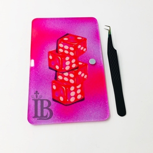 LUMIA BEAUTY - Placa de Acrílico para Pestañas, Diseño Personalizado, Forma de Corazón y Mariposa, Duradera, Ecológica, Reutilizable, con Imán para Probar Pestañas, Se Puede Agregar Logotipo - Product Image 6