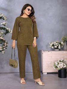 Premium Imported Fabric <b>Kurti</b> Pant Co Ord Set Stylish Women Wear - Product Image 5