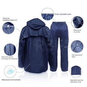 Combinaisons de chasse d'hiver légères et respirantes, imperméables, ensemble veste et pantalon pour activités de plein air, randonnée, camping, pêche, utilisation par temps humide - Product Image 3