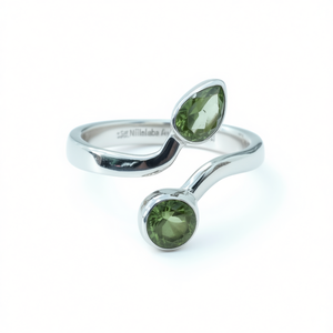 3.0 Grams Fashion <b>Peridot</b> <b>Ring</b> - Product Image 2