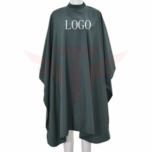 Capa de Peluquería Extra Grande, Impermeable, de Poliéster Ecológico, con Logotipo Personalizado de Lujo, para Uso en Salón de Belleza y Barbería - Product Image 1