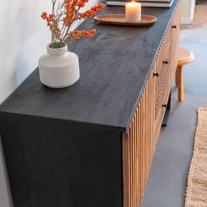 Vandana Sereno Vento acacia wood and metal <b>sideboard</b> - Product Image 5