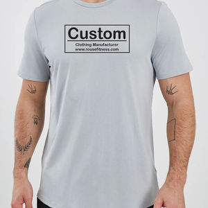 Camiseta de Algodón de Primera Calidad, Diseño Color Block, Versátil, Casual, Unisex, Cuello Redondo, Manga Corta, 100% Algodón Tejido - Product Image 1