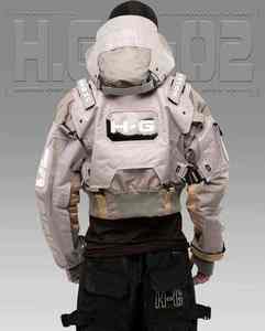 Custom High Quality Techwear <b>Jacket</b> Waterproof Men Tactical Multi-Pocket Windbreaker Cyberpunk Streetwear Urban Functional Coat - Product Image 3