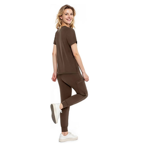 Uniformes Médicos al por Mayor, Conjuntos de Uniformes Quirúrgicos de Tela Suave y Cómoda, Antibacterianos, Trajes Quirúrgicos de 2 Piezas para Mujer con Logotipo Personalizado - Product Image 2