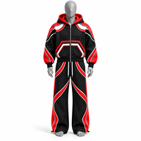 Ensemble de survêtement deux pièces en coton 100% de haute qualité, personnalisable, grande taille, séchage rapide, respirant, pour hommes