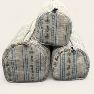 Bolsa de Almacenamiento Acolchada de Algodón Hecha a Mano con Cremallera y Lámina de Plástico, Impermeable, de Alta Calidad, con Diseño Floral, Ideal para Viajes - Product Image 6