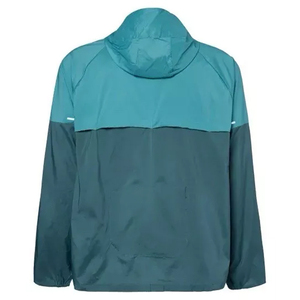 Men's Hooded Color Blocking <b>Racer</b> <b>Jacket</b> Waterproof Polyester Casual Spring Zipper Front Regular Fit - Product Image 1