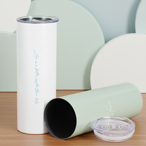 Vaso Térmico Clásico de 20 oz, Acero Inoxidable SUS304/SUS201, Revestimiento Cerámico Gris, Minimalista, Portátil, con Tapa Deslizante, 6-9 Horas de Aislamiento Térmico - Product Image 1