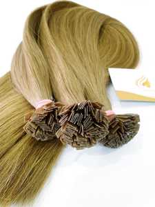 Puntas de queratina italiana Extensiones de cabello Remy de 8 pulgadas Cabello humano crudo alineado con cutícula Vietnam Brasil MOQ 300 gramos Envío mundial - Product Image 2