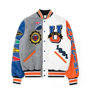 Chaquetas Varsity al por Mayor de la Mejor Calidad, Estilo Moderno, Talla Grande, Transpirables, con Logotipo Personalizado, Servicio OEM - Product Image 1