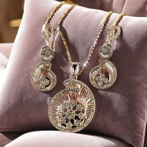 Joyería de Lujo, Elegante Juego de Pendientes con Diamantes Cultivados en Laboratorio, Oro de 14K, Certificado IGI, Corte Brillante, Claridad VVS, Color GH, para Mujer - Product Image 2