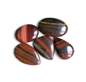 Iron <b>tiger</b> <b>Eye</b> Gemstone Natural Loose Cabochon Stone for making <b>ring</b> pendant necklace wire wrap macrame jewelry - Product Image 2