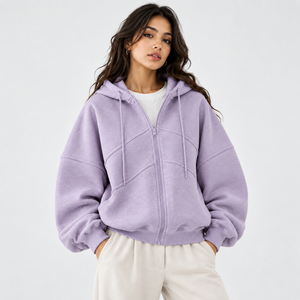 <b>Top</b> Quality <b>Women</b> Zip Up Hoodie Designed with Warm <b>Fleece</b> Offers Comfortable Fit Cozy Feel <b>Women</b> Zip Up Hoodie with Pocket - Product Image 1