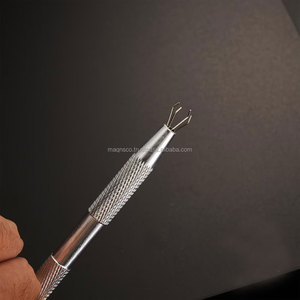 Professional Stainless Steel Jewelry <b>Pick</b> <b>Up</b> <b>Tool</b> Claw Grabber Tweezers for Diamonds Pearls Piercing Balls and Small Parts (OEM) - Product Image 2