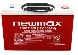 แบตเตอรี่เจล VRLA 9 NEWMAX PNB121500 150AH สำหรับระบบโซลาร์เซลล์แบบ Deep Cycle, อินเวอร์เตอร์ระบบกริด, ระบบสำรองไฟฟ้า UPS, ไม่ต้องบำรุงรักษา, ระบบความปลอดภัยแบบตะกั่ว - Product Image 3