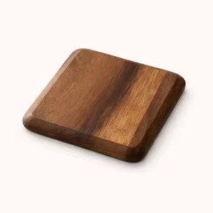 Classic Wood Coasters Set Premium Beverage <b>Protectors</b> for Dining <b>Table</b> Coffee Mug Restaurant Hotel Bar Home Use - Product Image 2