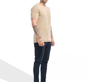 Custom Men's Oversized Streetwear <b>Tshirt</b> Thick 100% Cotton Drop Shoulder T-shirts 250gsm Plus Size Heavyweight T Shirt for Men - Product Image 4