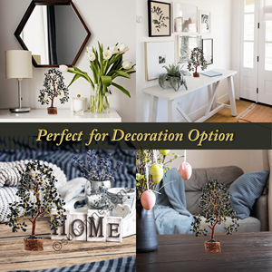 Arbre de Vie en Cristal de Tourmaline Noire en Gros avec Fil Doré, Pierres de Guérison, Décoration d'Intérieur - Product Image 5