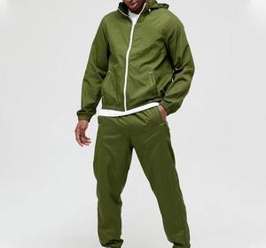 Survêtement coupe-vent d'hiver pour homme, design personnalisé, taille haute, logo avant, style décontracté, conception 2-en-1, service OEM, vente en gros - Product Image 1