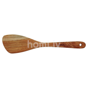 Spatule en bois de teck naturel, durable, sans peinture ni vernis, halal, personnalisable, pour cuisine, bois de teck naturel durable - Product Image 1